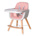 Baby Wooden High Chair with Removable Tray