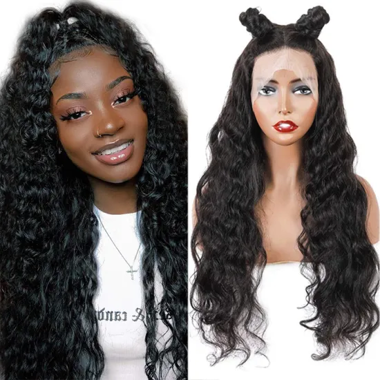 Msbeauty Brazilian human hair lace front wigs with Virgin hair 150% 180%  200% density human hair lace closure wigs