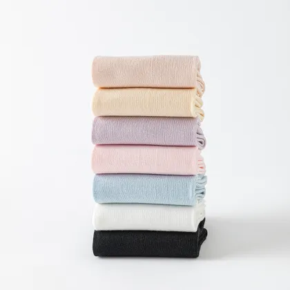 Women's deodorant fiber mid-tube socks