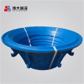 Mangan Mn18Cr2 Mantle Bowl Liner untuk Symons 7FT