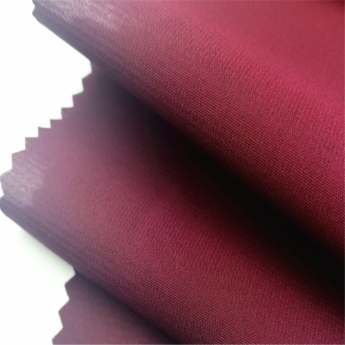 Breathable Dyed Plain Polyester Spandex Chiffon Fabrics