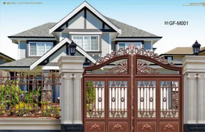 The aluminium manor has a single and double