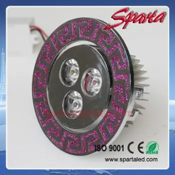 3*1W high power led ceiling light