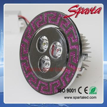 3*1W high power led ceiling light
