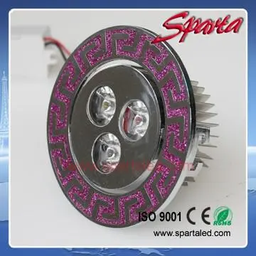 3*1W high power led ceiling light