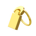 Mini chiavetta USB in metallo dorato personalizzata