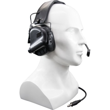 Electronic Shooting Noise Cancelling Hunting Earmuffs with FM and Communication Line