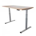 Height Adjustable Office Table Wooden Desktop