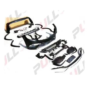 Mercedes-Benz GLS X166 2013-2015 Body Kit: GLS63 AMG Bumper Eyebrows and Rear Diffuser
