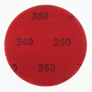 6 Inch Wet Dry Sanding Sponge Disc with Foam Back and Hook and Loop