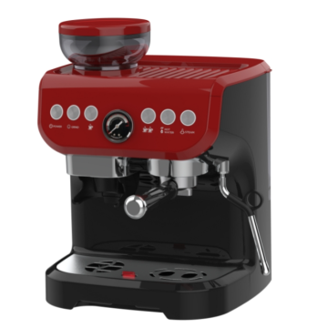 Máquina de café expresso vermelho