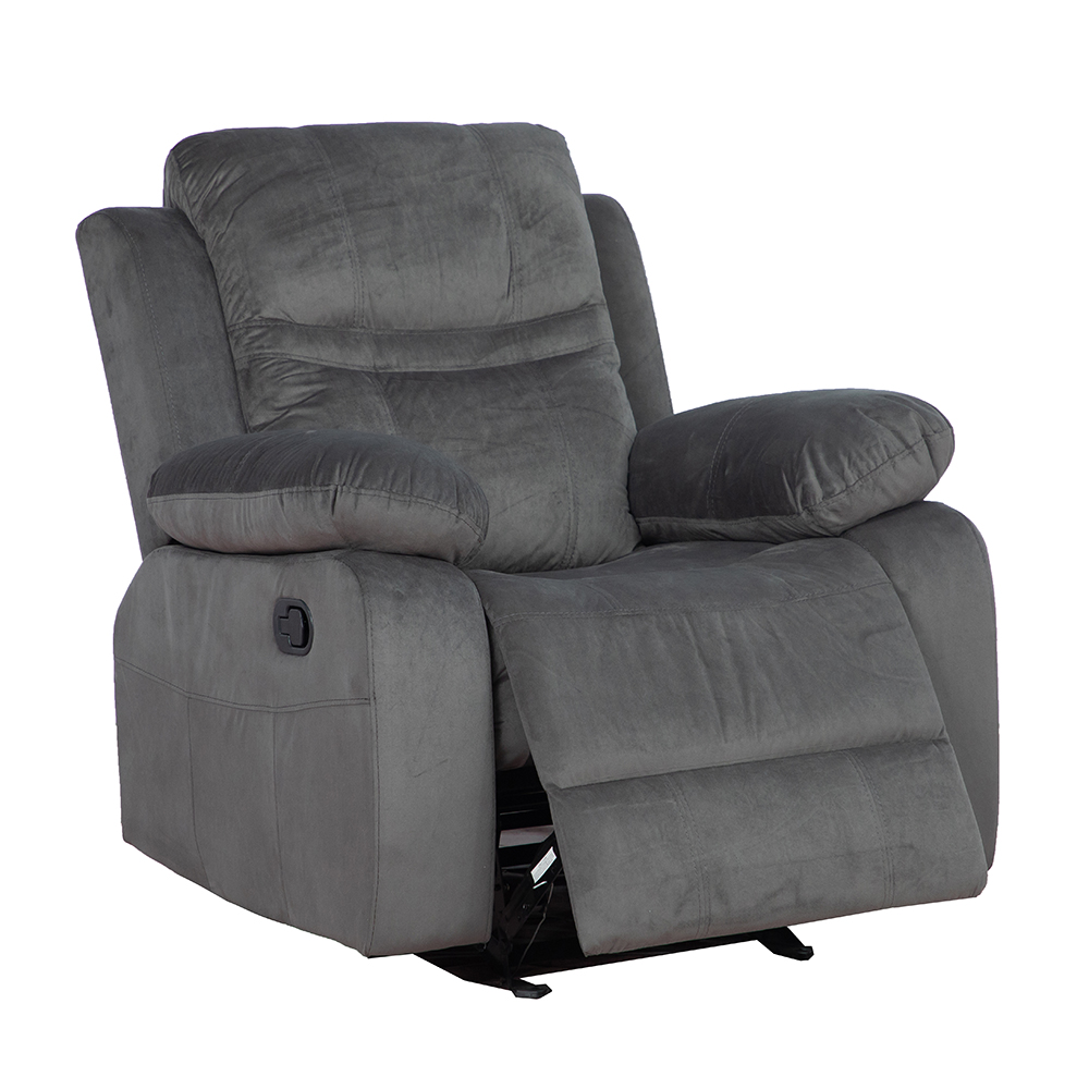 Hot Sale Furniture Velvet Fabric Recliner Chair Sofa