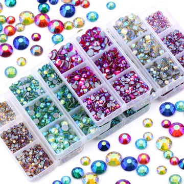Multi-Color Hot Fix Rhinestone Packs for DIY Accessories and Shoe Decorating