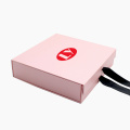 Anpassad logotyp magnetbox stängning rosa