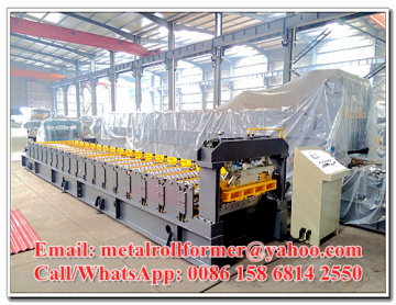 Cameroon Aluzinc Roof Panel Roll Forming Machine Corrugated Sheet Making Machine