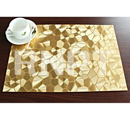 RNPT PVC metallic non-slip table mat