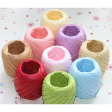 Hot Sale Colored Paper Raffia For Gift