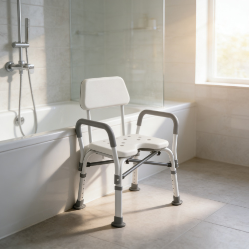 cadeira de chuveiro 350kg bariátrica com altura ajustável