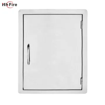Stainless Steel Single Vertical Access Door for BBQ Kitchen