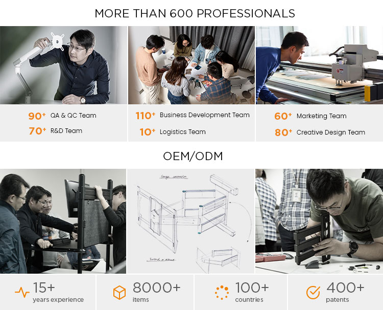 Solid Steel Monitor Arm Accessories For Desktop And Laptop Stand, High ...