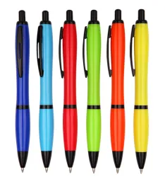 Classical design promotional plastic ball pen in new colors
