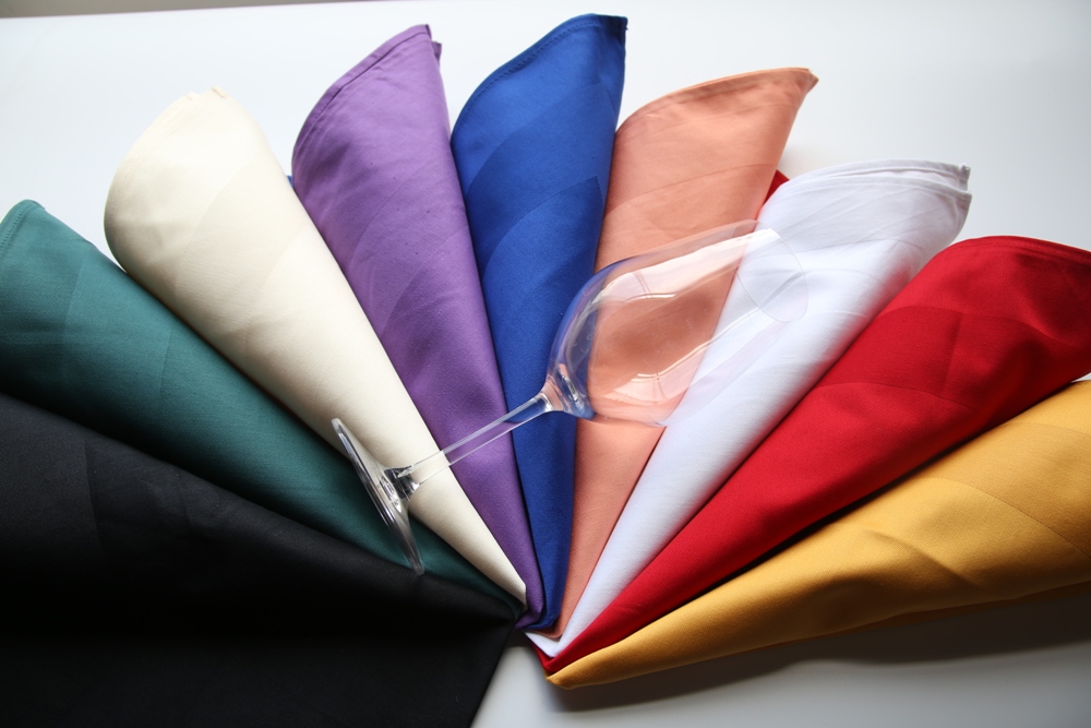 Solid Color Cotton Dinner Napkins