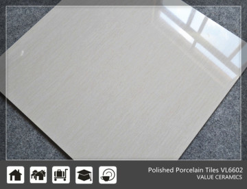 600*600 white color line stone porcelain floor tile