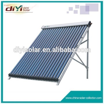 heat pipe solar collector home heating system