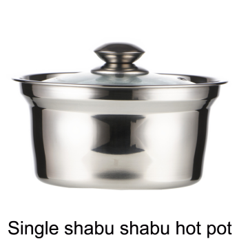 Hanhong Single Mini Hot Pot Stainless Steel Shabu-shabu Hot Pot