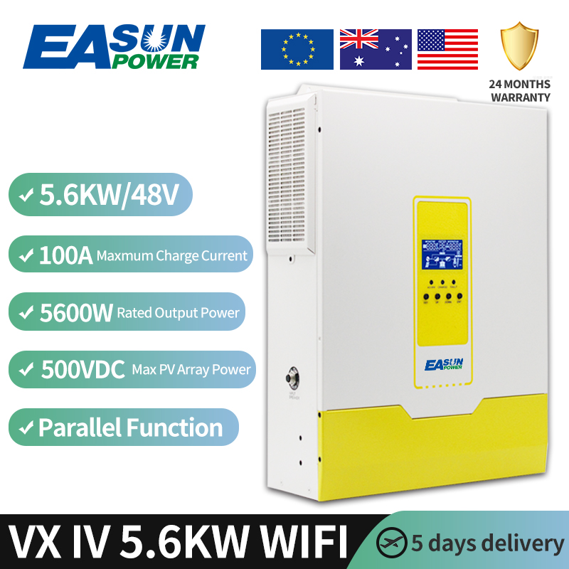 EASUN POWER Hybrid Solar Inverter: 5.6KW, 230V AC