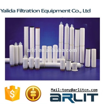 PP Membrane Pleated Micro Water Filter system with 0.2 micron