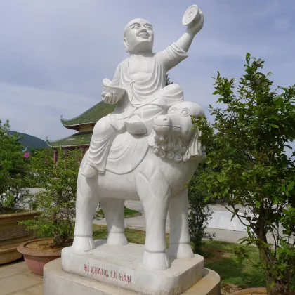 garden decoration stone carving guanyin vietnam marble sculptures