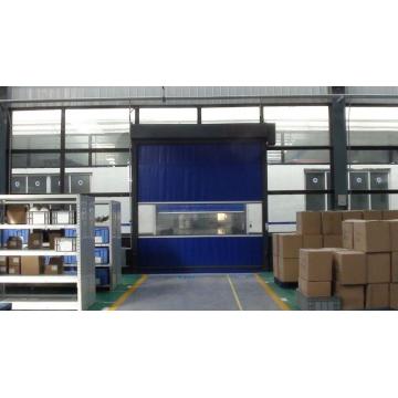 Warehouse PVC de alta velocidade porta Puerta Rapida