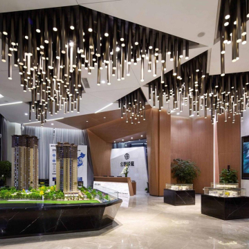 Luxury Custom LED Chandeliers for Large Hotels