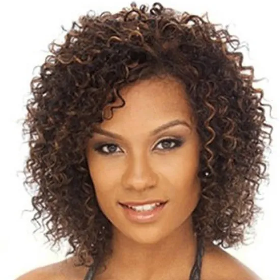 Short Wigs for Black Women curly Wig Synthetic wig Look Real Quality Cheap Heat Resistant fiber hair
