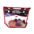 Plastic fruit bag with handle & zipper