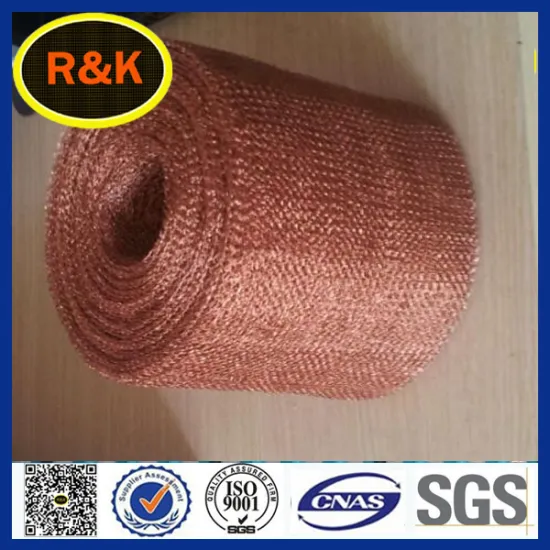 Knitted Copper wire mesh