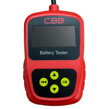 Testador de bateria de carro de exibição LCD com capacidade de 6V-30V e analisador atual