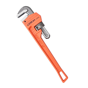 Professional F type valve pipe wrench universal heavy adjustable water wrench American full coated pipe wrench