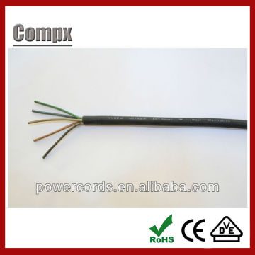 Rubber sheathed cable h07rn-f vde electric wire 1.5mm