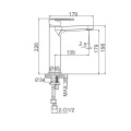 Caparplus Midium-high single lever basin mixer