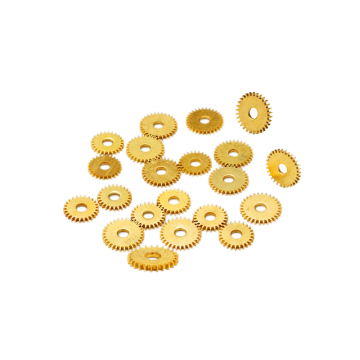 Custom High Precision Small Metal Spur Gears in Stainless Steel and Brass