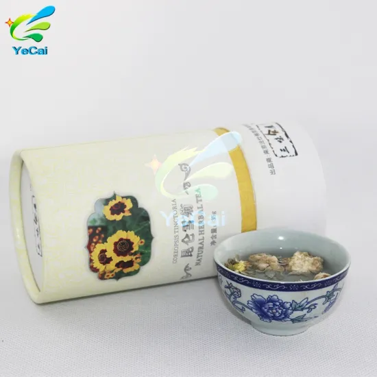 Custom cardboard packaging tube for cosmetic powder