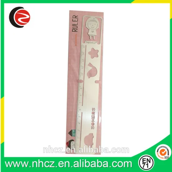 Lovely Metal Clip Ruler for School