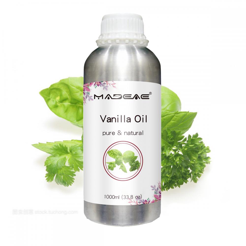 Minyak esensial vanilla alami murni untuk lilin vanilla wewangian minyak vanilla minyak lotion body shampo