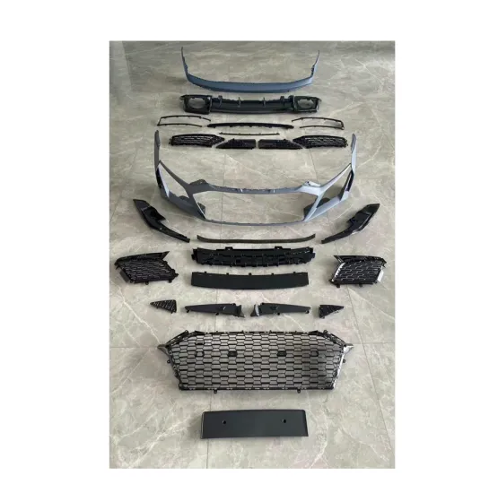 PP Material New Style Facelift Body Kit for Audi R8 2016+ - Front Rear Bumper Grilles & Diffuser Assembly