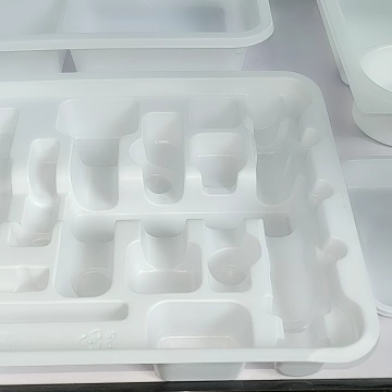 OEM production vacuum thermoforming blister tray custom PET