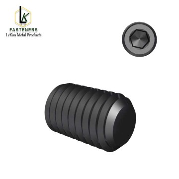 Установачныя шрубы з плоскім наканечнікам і шасціграннікам