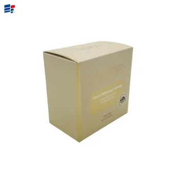 Simple art paper box for cosmetic