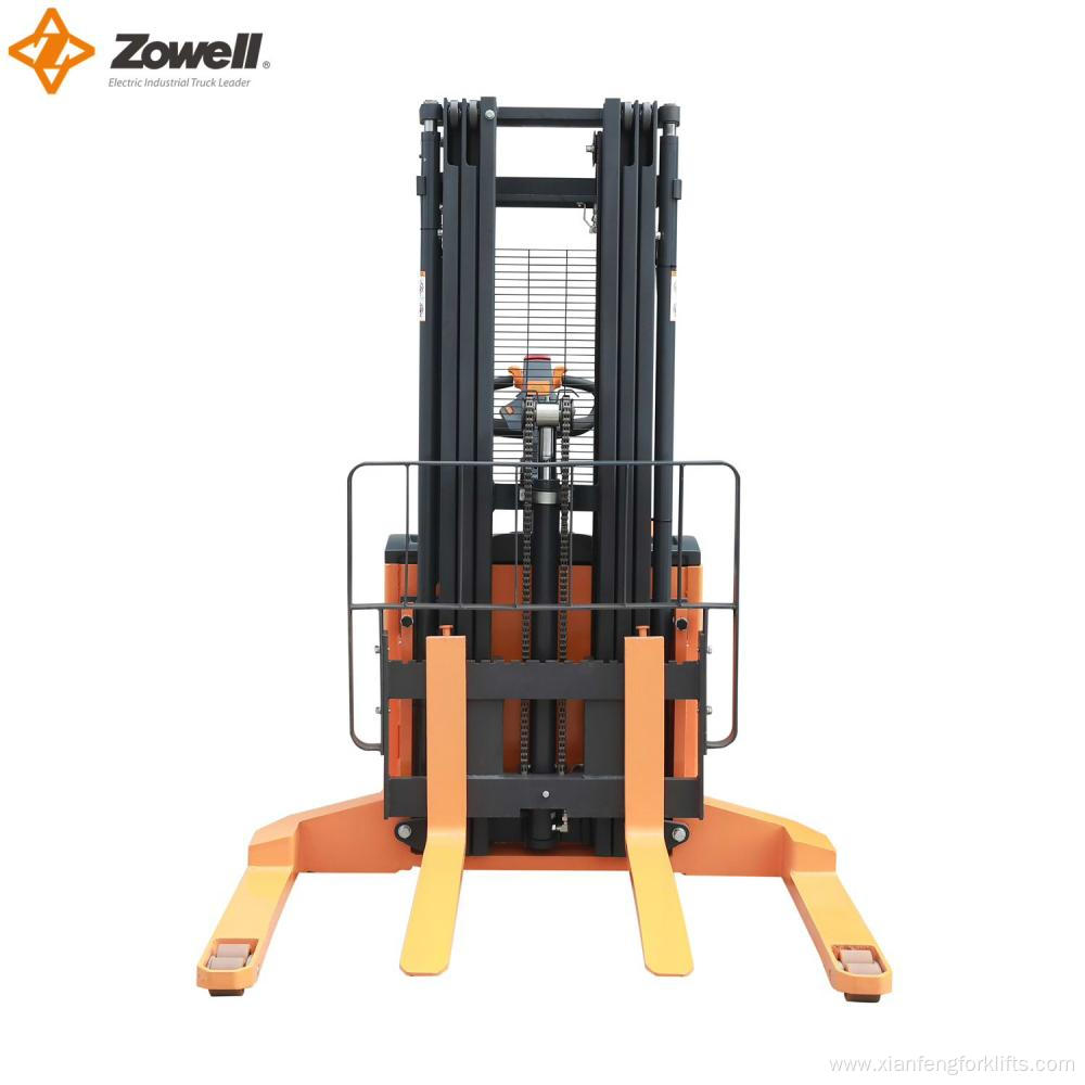 New Standing Electric Straddle Stacker